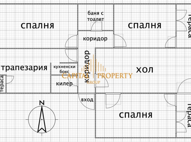 Многостаен център 103 кв.м. - 0