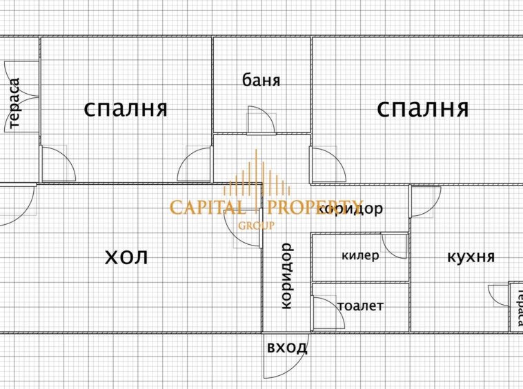 Тристаен 84 кв.м. в кв. Изток, гр. Силистра - 0