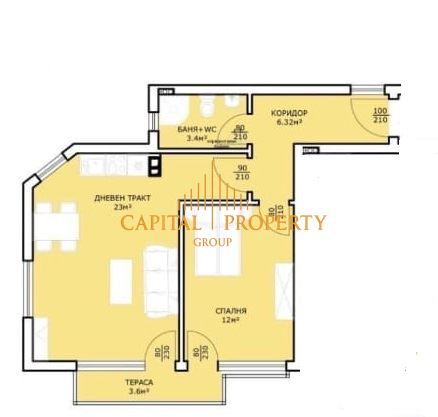 Двустаен апартамент, ново строителство, м-т Кабакум, Варна - 0