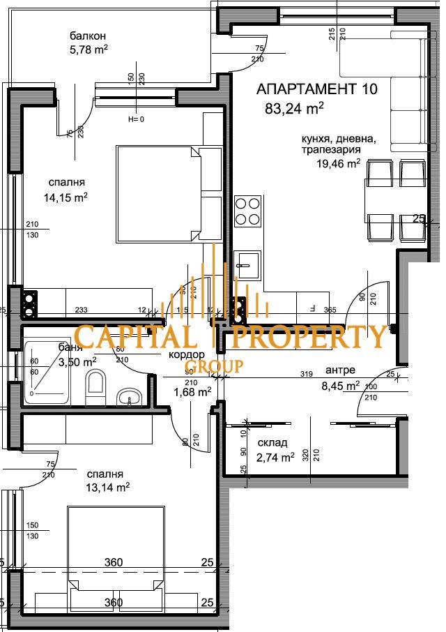 Едностаен апартамент, ново строителство, до ключ, нова сграда, Кранево - 0