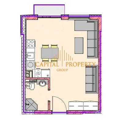 Едностаен апартамент, ново строителство, Владиславово, Варна - 0