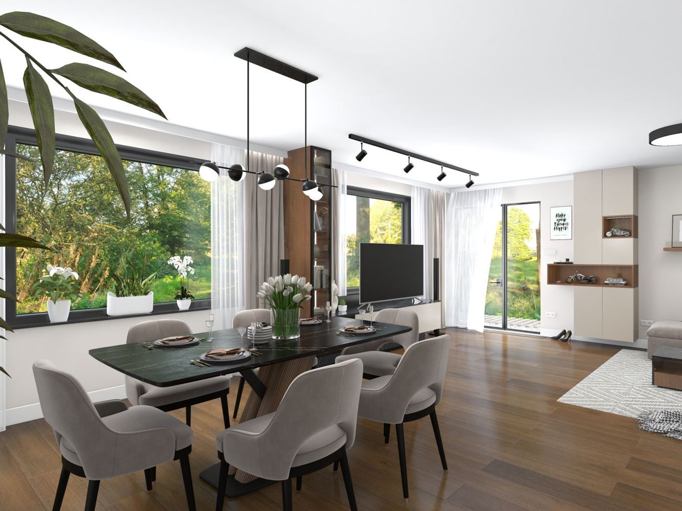 🏡 **Изключителен тристаен апартамент с усещане за къща в село Лозен** 🏡 - 0