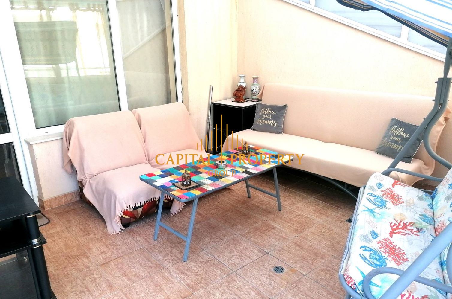 Двустаен апартаманет, обзаведен, под наем, Чайка, Варна - 0