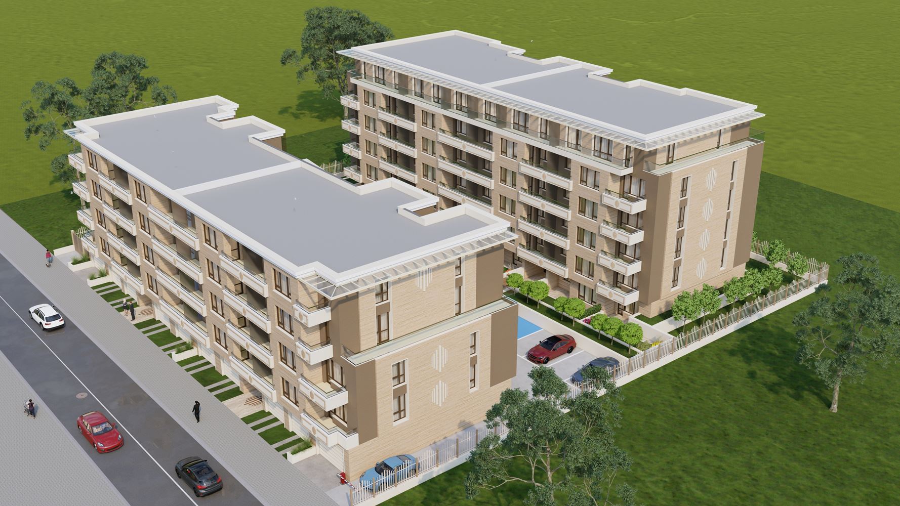 Южен, вътрешен двустаен апартамент в нова сграда-0 Южен, вътрешен двустаен апартамент в нова сграда - 0