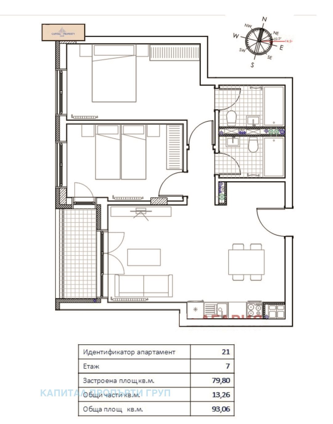3-стаен - София, Младост 3 - 0