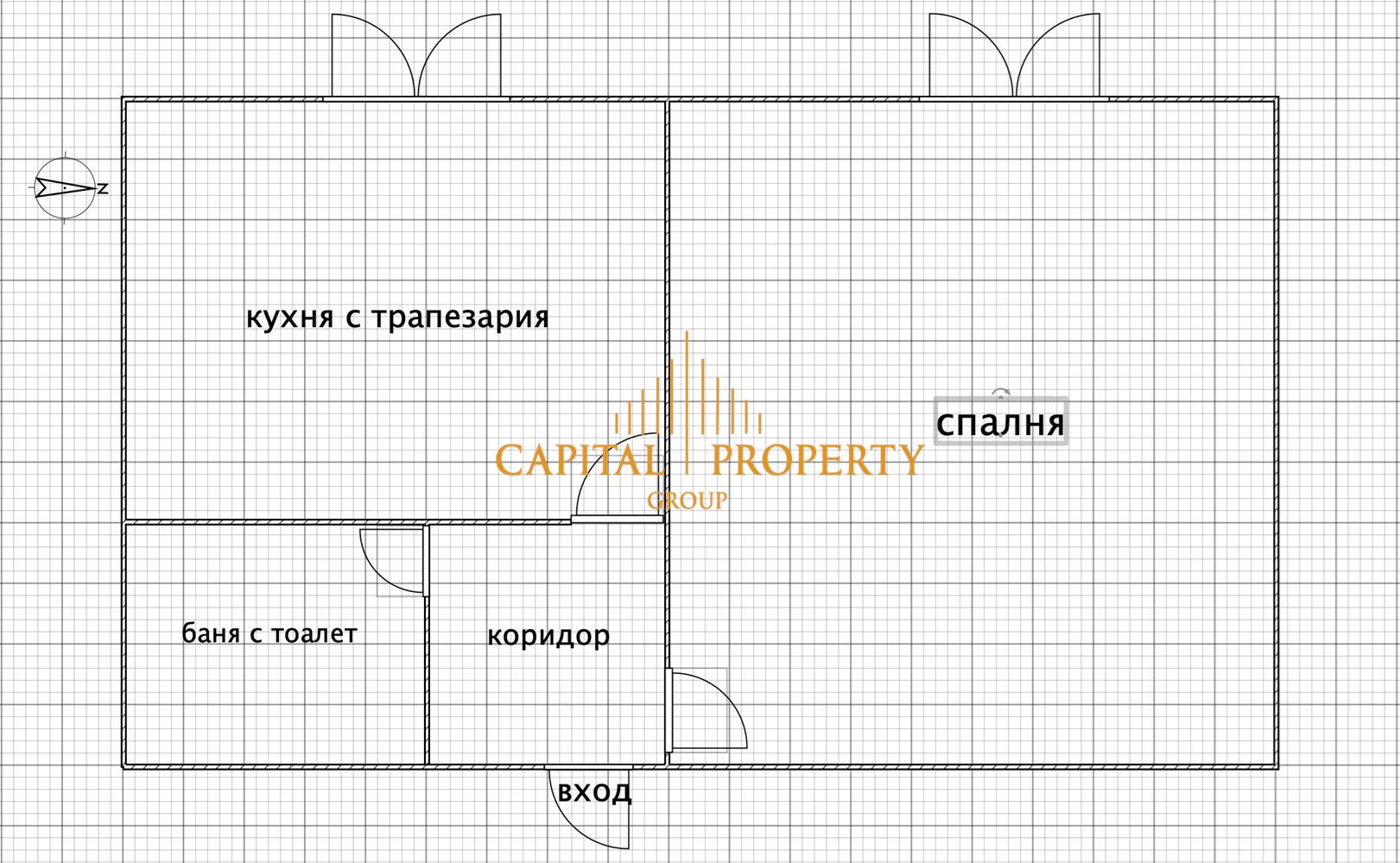 Двустаен /гарсониера/ - 41м2 кв. Възраждане гр. Варна - 0