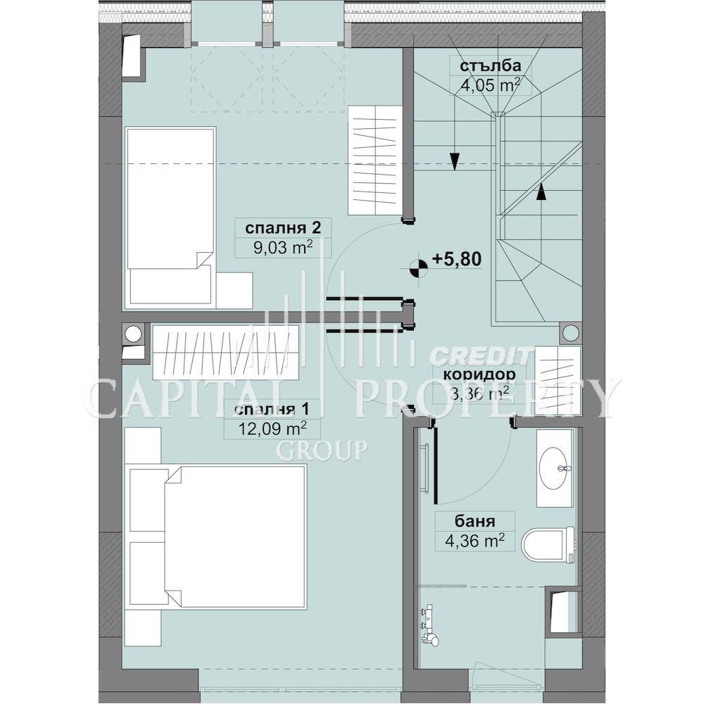 Къща до София на цената на 2-стаен - 0