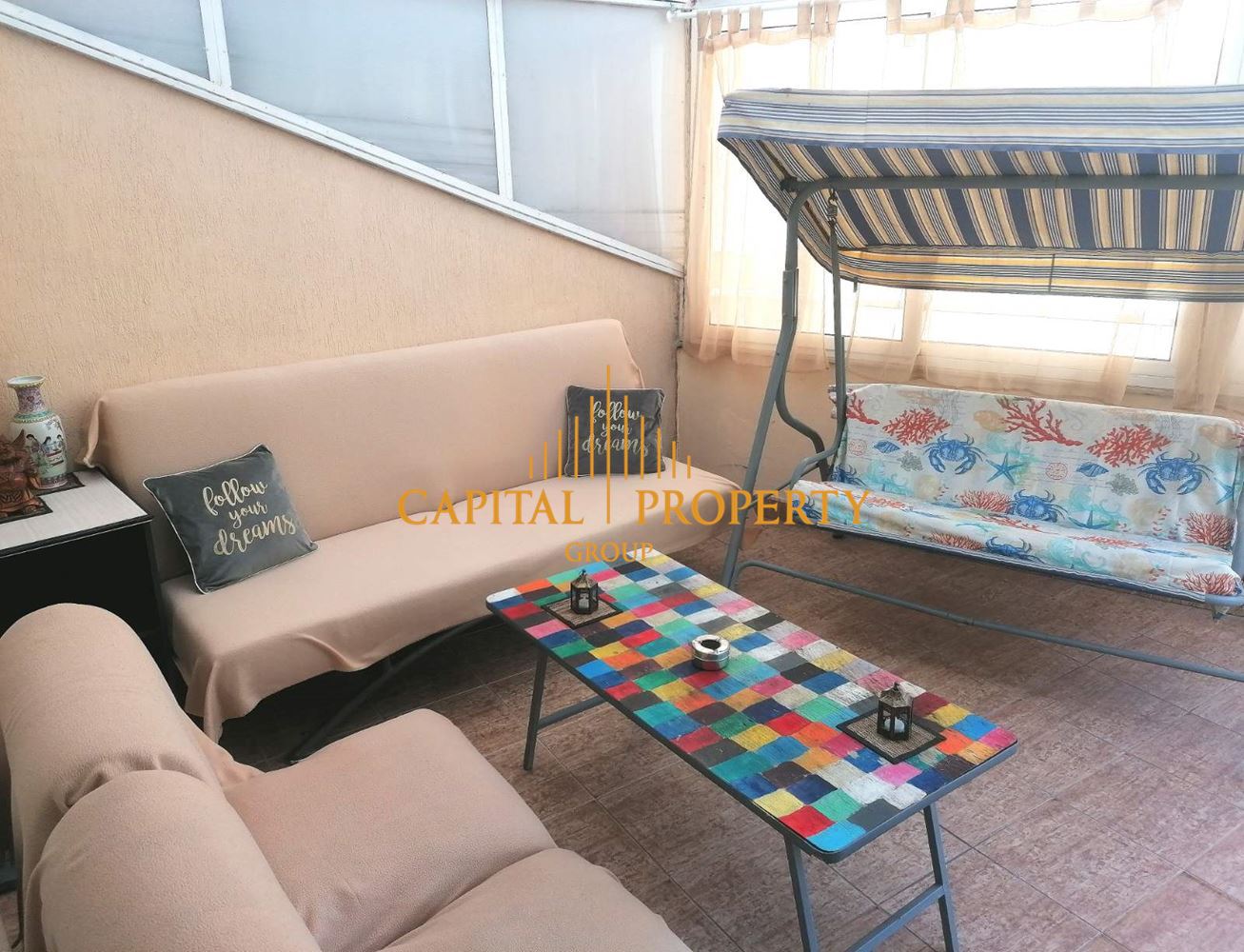 Двустаен апартаманет, обзаведен, под наем, Чайка, Варна - 0