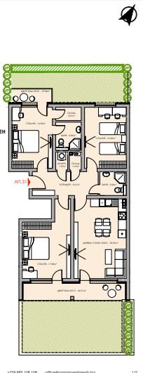 Четиристаен апартамент със собствен двор-0 Четиристаен апартамент със собствен двор - 0