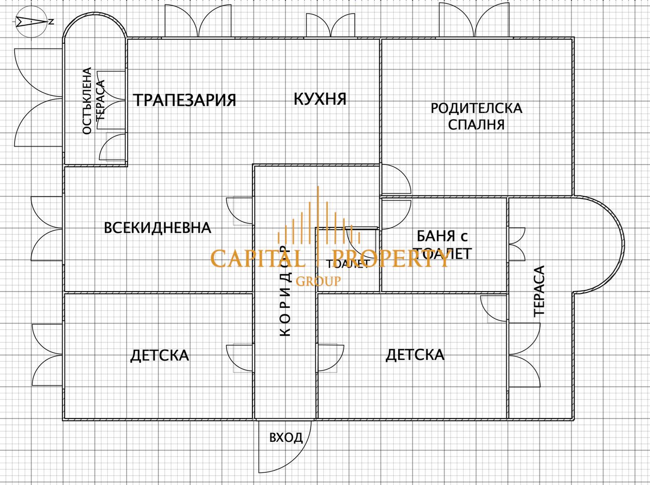 Многостаен тухлен апартамент 150м2 в Цветен квартал, гр. Варна - 0