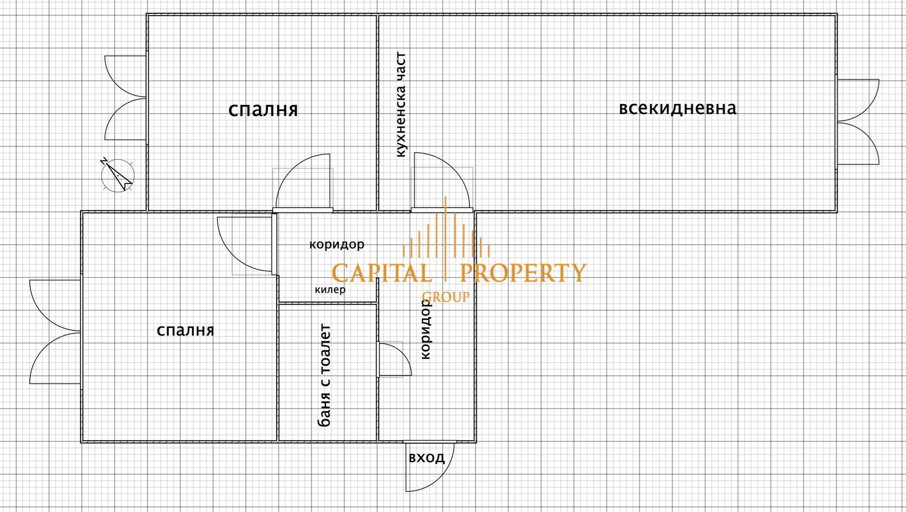 Тристаен апартамент, кв.Владиславово, Варна - 0