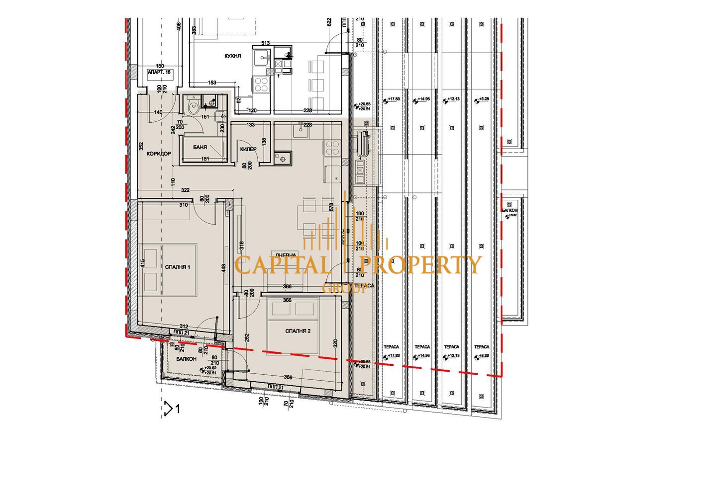 Двустаен апартамент, ново строителство, Левски, Варна - 0