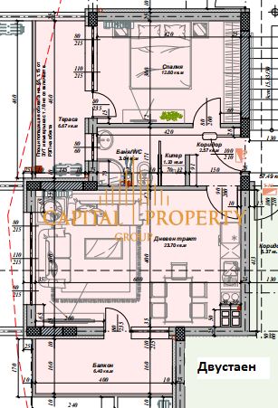 Двустаен апартамент, ново строителство, местност Акчелар, град Варна-0 Двустаен апартамент, ново строителство, местност Акчелар, град Варна - 0